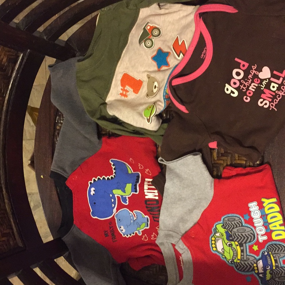 3 for $16 Lot or 4 12 Month Onsies